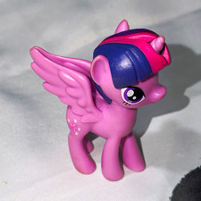 My Little Pony Twilight Sparkle Winged Plastic Figurine Purple Pink Blue picture