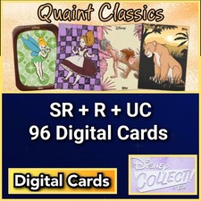 Topps Disney Collect Quaint Classics SR+R+UC 96 Cards picture