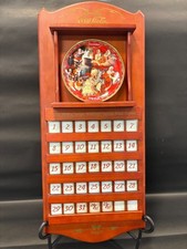 VTG Coca-Cola Bradford Exchange Perpetual Calendar Wood Display FULL SET picture
