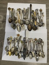 50+ Lot Of Vintage Souvenir Spoons Collectible picture