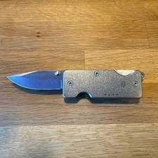 Quiet Carry Q3 Pocket Knife and Key Organizer - Titanium Stonewash picture
