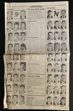 The Pittsburgh Press Stanley Cup Final Roster Pittsburgh Penguins NHL (1991) picture