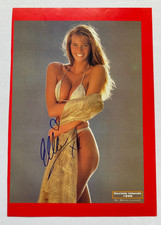 Vintage Elle Macpherson Autographed Society Island 1986 Photo picture