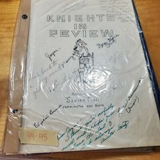 FARMINGTON MO MISSOURI 1944 - 1945 HIGH SCHOOL YEAR BOOK FARMINGTON KNIGHTS picture