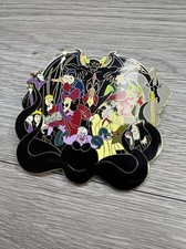 Disney Pin Villains Jumbo Maleficent - Ursula-Captain Hook-Limited Edition 500 picture
