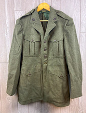 VTG Original WWI USMC Marines Uniform Forest Green Wool Service Jacket picture