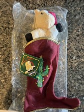 Vintage Breyer Horses Pal O Mine Pony Plush Cowboy Boot Christmas Stocking NWT picture