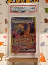 Pokemon - Alolan Exeggutor ex 242 SIR *GEM Mint PSA 10* Surging Sparks SIR 2024 picture