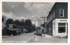 Smith�s 5 & 10 Store Stribling Coca Cola Roswell GA Georgia RPPC Postcard COPY picture