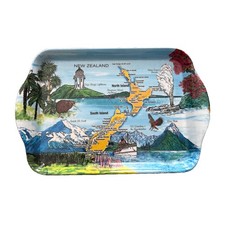 Fiordland New Zealand scenic tray. 21cms x 14 cms. Food and dishwasher safe picture