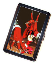 Bettie P.  DEMON Lucifer Cigarette case Black Angel Pinup Handmade Art picture