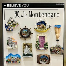 Montenegro Kotor Budva Sveti Stefan Travel Souvenir Fridge Magnet picture
