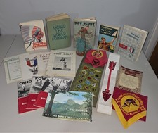 Lot of Vintage 1960s Original Boy Scouts of America Handbooks Sash Patches picture