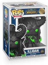 Funko Pop Vinyl: World of Warcraft - Illidan (Glow) (Chase) #1101 + Protector picture