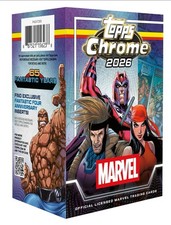 2026 Topps Chrome Marvel Comics Factory Sealed Retail Blaster Box  picture