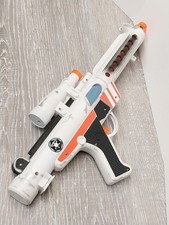 Vtg 1996 Hasbro Star Wars Stormtrooper E-11 Blaster Rifle Lights Sound WORKS picture