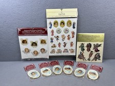 Vtg Merrimack Victorian 1986 Die Cut Angels Cherubs Xmas Lot Gift Tags & Sticker picture