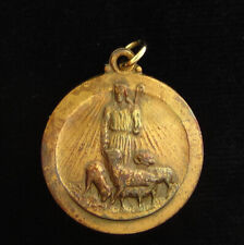 Vintage Jesus Shepard Medal Religious Holy Catholic Possibility Thinkers Creed picture