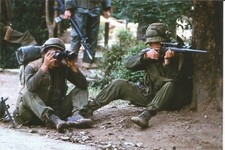 Vietnam War Photos -- US Soldiers - Sniper & Spotter picture