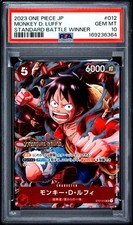 2023 ONE PIECE JAPANESE PROMOS STANDARD BATTLE WINNER MONKEY D. LUFFY PSA 10 picture