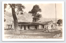 c1938 Col. Cody’s TE Ranch RPPC Cody WY Buffalo Bill Museum Antlers & Skulls picture
