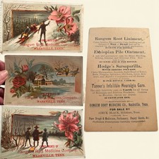 Antique 1880s Nashville TN The Palace Millinery Trade Card L Jonas Hat Fashion picture