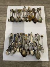 50+ Lot Of Vintage Souvenir Spoons Collectible picture