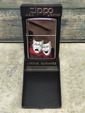 NEW Vintage 1998 zippo laugh now cry later RARE picture