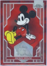Refrigerator Magnet of 2023 Topps Chrome Mickey Mouse Red picture