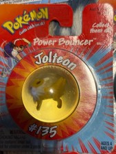 Pokémon Vintage 1999 Power Bouncer Ball Jolteon #136 Collectible picture