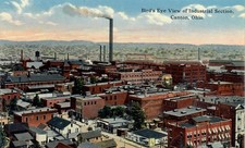 Bird's Eye View of Industrial Area Canton OH Ohio picture