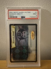 2001 Harry Potter WOTC Base Set Ghost Rare Foil Hannah Abbott 7/116 PSA 9 picture