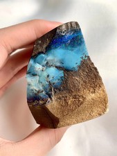 Australian Boulder Opal — Raw Ironstone Specimen Piece picture