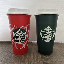 Lot Of 2 Starbucks Cups 16oz NEW picture