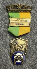 VTG 1948 Ass’n Chiefs Police Peace Officers NRA Short Course Tyro Medal Robert W picture