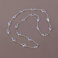 Bezel Set Tanzanite Dainty By The Yard Station 18