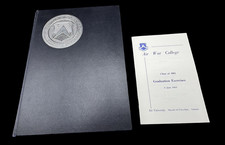Air War College Vintage Yearbook Horizons 1965 & Graduation Class Program AF picture