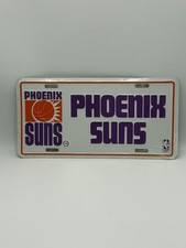 Vintage 1980's Phoenix Suns Basketball Team Embossed License Plate 12”x6” NEW picture