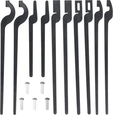DIY Rapid Tongs Bundle Set - Blacksmith Five Types of Tongs Bundle Set Comes wit picture