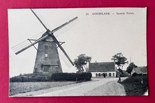 Postcard Roeselare in West Flanders Belgium 1917 Spanje Molen Windmill (168410 picture