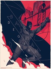 DC Comic’s Batman Begins Patrick Leger Mondo Poster Limited EDITION of 275 picture