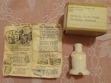Vtg. 1940s Kitchen Gadget Bread Dehumidifier The Moist'ner Man Baker Figure Rare picture