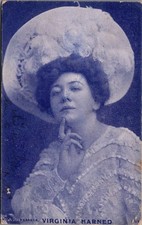 1905 Virginia Harned Actress Postcard Phila Post Card Co Haverhill MA picture