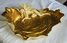Vintage Toscano Veronese Fairy's Secret Place Golden Pond Sculpture Resin 2006 picture