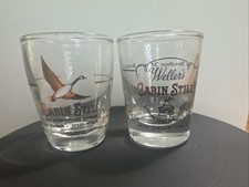 2 - Weller’s Cabin Still Shot Glasses Vintage picture