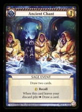 Ancient Chant Sage Event Epic White Wizard Games Trading Card TCG CCG picture