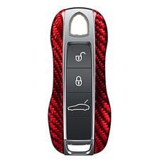 M.JVisun Genuine Carbon Fiber Key Fob Cover for Porsche 911 Carrera 918 picture