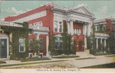 Illinois Dwight Office L E Keeley Company  Vintage Souvenir Postcard picture