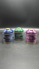VTG Tokyo Disneyland Set of 3 Tea Tins Romance Adventure Discovery Mickey Minnie picture