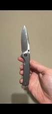 WE Knife Subjugator 21014C-1 Knife CPM 20CV Steel Gray Titanium picture